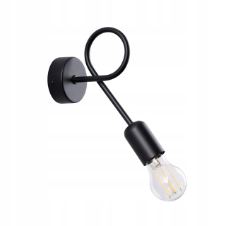 DETSKÁ NÁSTENNÁ LAMPA EDI ČIERNA